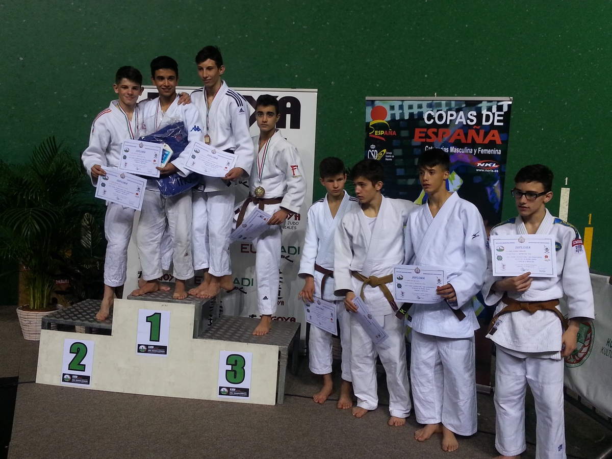 2 Medallas para los Navarros en la Supercopa de España de Judo Cadete de Hondarribia (23-01-16)